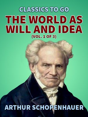 cover image of The World as Will and Idea (Volume 1 of 3)